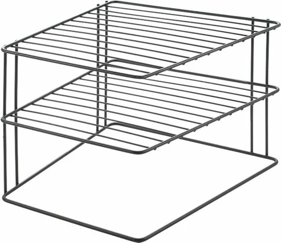 Tomado - Metaltex Tomado Metaltex - Bordenrek Boxe - Zwart - 1 Etage 7 Tomado - Metaltex Tomado Metaltex - Bordenrek Boxe - Zwart - 1 Etage - Afbeelding 5