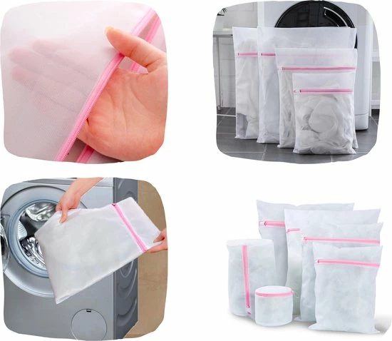 Merkloos Waszak Voor Delicaat Wasgoed Wit 60 Cm 5 Merkloos Waszak Voor Delicaat Wasgoed Wit 60 Cm - Afbeelding 3