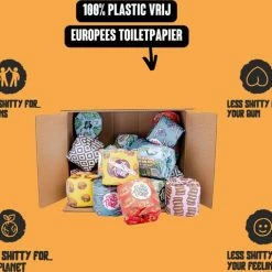 THE GOOD ROLL Toiletpapier - 48 Stuks - 250vel 3-laags - The Cheerful Choice - Duurzaam - 100% Gerecycled 19 THE GOOD ROLL Toiletpapier - 48 Stuks - 250vel 3-laags - The Cheerful Choice - Duurzaam - 100% Gerecycled -Lesser & Pavey-winkel 550x479