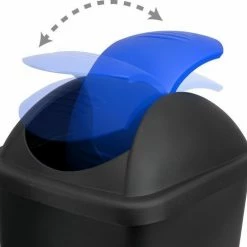 Deuba Afvalbak Zwart/blauw 60 Liter -Lesser & Pavey-winkel 550x484 8