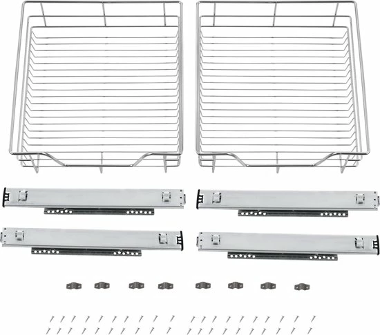 En.casa Schuiflade Set Van 2 Voor O.a. Keukenkast 50 Cm Breed 8 En.casa Schuiflade Set Van 2 Voor O.a. Keukenkast 50 Cm Breed - Afbeelding 6