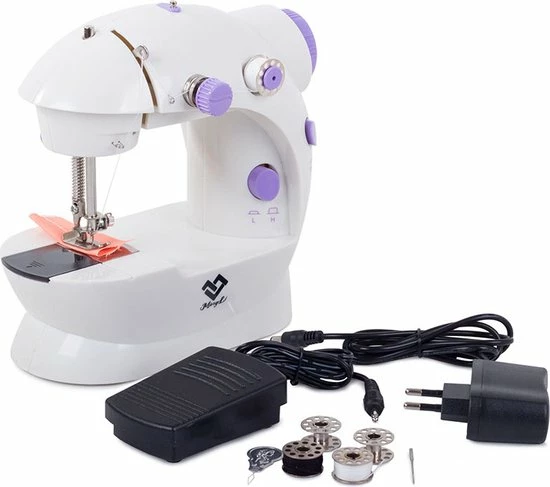 Borvat® | Kleine Reis Naaimachine Met Voetpedaal & Accessoires 5 Borvat® | Kleine Reis Naaimachine Met Voetpedaal & Accessoires - Afbeelding 3