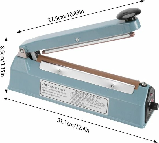 Sealapparaat Pfs 200 Met Snijmes 3 Sealapparaat Pfs 200 Met Snijmes