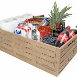 Baskin - Wood Box - Krat - Vouwkratten - Inklapbaar - Boodschappenkrat - Opbergbox - Kratten - Gerecyceld - 40 X 30 X 16 Cm -Lesser & Pavey-winkel 550x495 3