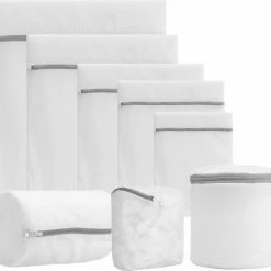 Merkloos Waszakken Voor Wasgoed - Waszak - Waszakje Lingerie - Wastas - Set Van 8