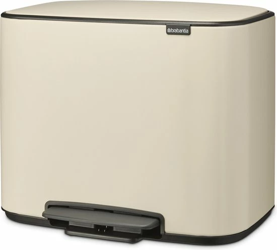 Brabantia Bo Prullenbak - 11 + 23 L - Soft Beige 4 Brabantia Bo Prullenbak - 11 + 23 L - Soft Beige - Afbeelding 2