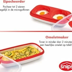 SNIPS® Microwave Magnetronbak - Eipocheerder - Omeletmaker - 0.75L -Lesser & Pavey-winkel 550x498 3