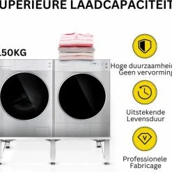 Vevor Wasmachine Verhoger - Wasmachine Kast - Wasmachine Meubel - Wasmachine Ombouw - Wasmachine Verhoger - Wasmachine & Droger - 30 Cm - Wit - Black Friday 2022 -Lesser & Pavey-winkel 550x499 4