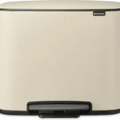 Brabantia Bo Prullenbak - 11 + 23 L - Soft Beige