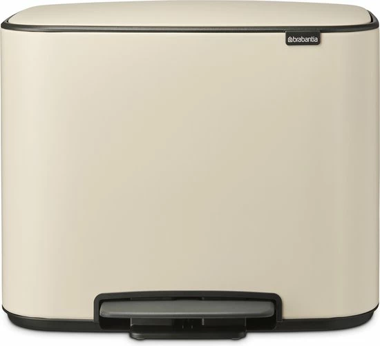 Brabantia Bo Prullenbak - 11 + 23 L - Soft Beige 3 Brabantia Bo Prullenbak - 11 + 23 L - Soft Beige