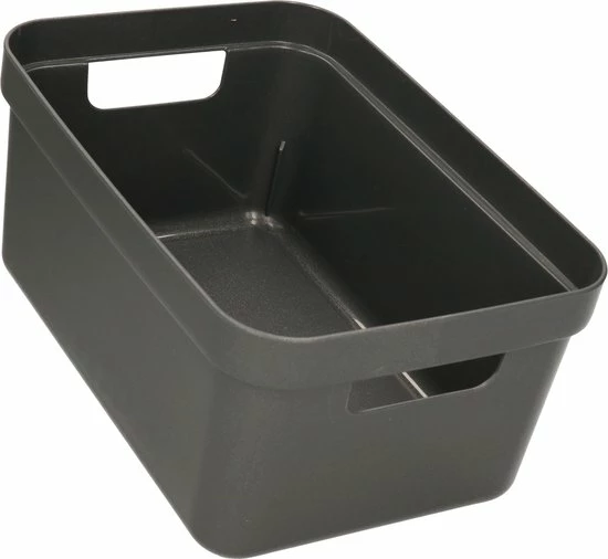 Sunware - Sigma Home Opbergbox 5L Zwart - 25,2 X 17,5 X 12,2 Cm 8 Sunware - Sigma Home Opbergbox 5L Zwart - 25,2 X 17,5 X 12,2 Cm - Afbeelding 6