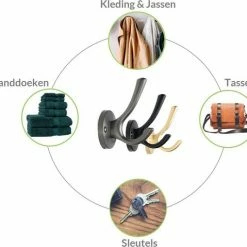 XIVADA Wandhaak Goud - Kapstok Haken - 3 Stuks - Jashaak Dubbel - Wandkapstok 17 XIVADA Wandhaak Goud - Kapstok Haken - 3 Stuks - Jashaak Dubbel - Wandkapstok -Lesser & Pavey-winkel 550x509