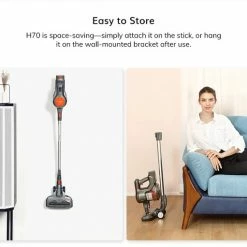 Ilife Easine H70 Steelstofzuiger – Steelstofzuiger Draadloos – Steelstofzuigers – Snoerloze Steelstofzuiger – Stofzuiger Zonder Zak – Stofzuiger – Ingebouwde LED Lampen -Lesser & Pavey-winkel 550x511 5