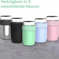 Coninx Thermos Lunchbox - Muesli Beker To Go - Yoghurtbeker To Go - Mueslibeker 840ml (600ml+240ml) - RVS / Groen 19 Coninx Thermos Lunchbox - Muesli Beker To Go - Yoghurtbeker To Go - Mueslibeker 840ml (600ml+240ml) - RVS / Groen -Lesser & Pavey-winkel 550x514 3