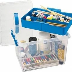 Sunware - Q-line Opbergbox Met Inzet 22L Transparant Blauw - 40 X 30 X 26 Cm 13 Sunware - Q-line Opbergbox Met Inzet 22L Transparant Blauw - 40 X 30 X 26 Cm -Lesser & Pavey-winkel 550x515 6