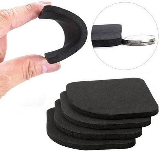 Dailygoods Daily Goods - Wasmachine / Droger Trillingsdemper - Anti Vibratie - Geluidsdemper Pads 3 Dailygoods Daily Goods - Wasmachine / Droger Trillingsdemper - Anti Vibratie - Geluidsdemper Pads