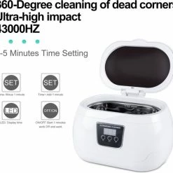 UTEN - Ultrasone Reiniger 600ml - Ultrasoon Reiniger Sieraden - 43khz Frequentie Ultrasoon Reinigingsapparaat - 5 Tijdsmodi - Met Automatische Stop (voor Brillen Sieraden Horloges Kunstgebit Ringen) 14 UTEN - Ultrasone Reiniger 600ml - Ultrasoon Reiniger Sieraden - 43khz Frequentie Ultrasoon Reinigingsapparaat - 5 Tijdsmodi - Met Automatische Stop (voor Brillen Sieraden Horloges Kunstgebit Ringen) -Lesser & Pavey-winkel 550x521 7