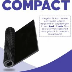 Aerend® Multifunctionele Afdruipmat – Horeca Barmat – Camper Vaatwas & Aanrecht Mat – Zwart Rubber Antislip - 30x45 CM -Lesser & Pavey-winkel 550x532 4