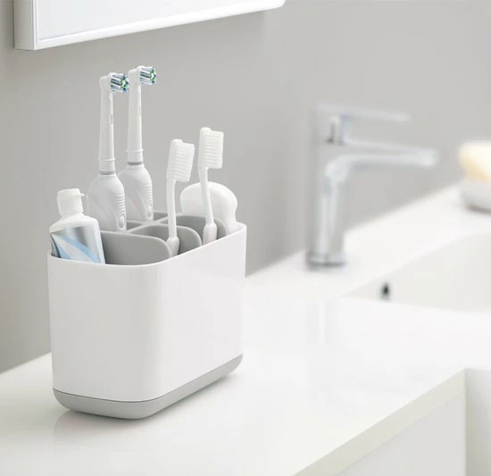 Joseph Joseph Elektrische Tandenborstelhouder 3 Vaks - Wit - Sorteervakken & Decoratief - 3-vaks 10 Joseph Joseph Elektrische Tandenborstelhouder 3 Vaks - Wit - Sorteervakken & Decoratief - 3-vaks - Afbeelding 8