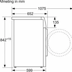 Siemens WT43N28CFG - IQ300 - Condensdroger - NL/FR -Lesser & Pavey-winkel 550x537 4
