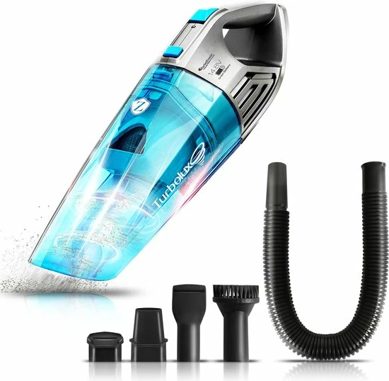 TurboTronic LUX400 Kruimelzuiger – Handstofzuiger Nat En Droog - Zilver/Blauw 3 TurboTronic LUX400 Kruimelzuiger – Handstofzuiger Nat En Droog - Zilver/Blauw