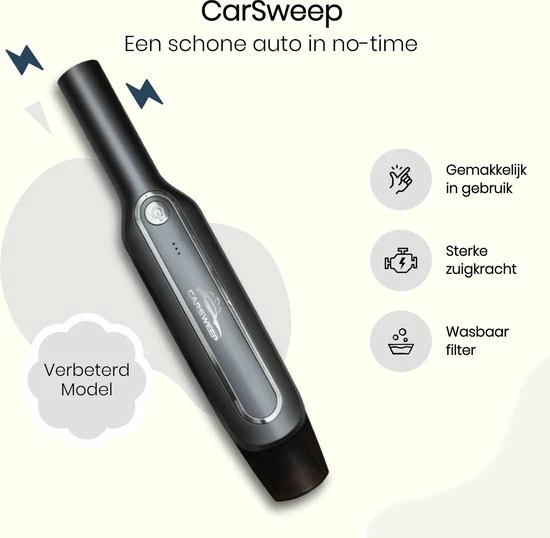 CarSweep™ + CarPaste Blauw - Auto Schoonmaakpakket- Oplaadbare Autostofzuiger - Auto Interieur Reiniger - Kruimeldief - 5 CarSweep™ + CarPaste Blauw - Auto Schoonmaakpakket- Oplaadbare Autostofzuiger - Auto Interieur Reiniger - Kruimeldief - - Afbeelding 3