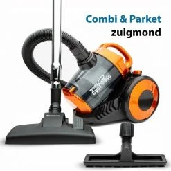 TurboTronic CV07 Stofzuiger Zonder Zak – Zwart/Oranje -Lesser & Pavey-winkel 550x539 3