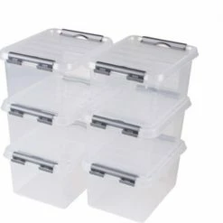 Sunware - Q-line Opbergbox 2L - Set Van 6 - Transparant/metaal 11 Sunware - Q-line Opbergbox 2L - Set Van 6 - Transparant/metaal -Lesser & Pavey-winkel 550x539 9