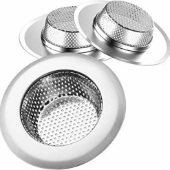 Wehl Products Luxe RVS Gootsteen Zeef Ø80 - 90mm - Gootsteenstop - Afvoerzeef - Korfplug - Gootsteenbakje