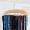 Eleganca Houten Stropdassen Hangers - Natuurlijke Houtkleur - Multifunctionele Stropdassenrek - Kast Organizer Met 24 Haken - Optimaal Voor Stropdassen, Sjaals Of Kleine Accessoires