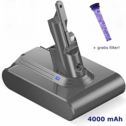 Power Tool Battery Vervangende Accu / Batterij Voor Dyson V7, Dyson V7 Fluffy, SV11 Animal - 21.6V 4000mAh Accu / Batterij