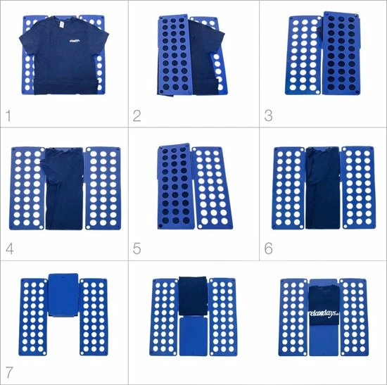 Relaxdays Vouwplank Set Van 2 - Kleding Vouwhulp - Kledingvouwer - Was Netjes Opvouwen 9 Relaxdays Vouwplank Set Van 2 - Kleding Vouwhulp - Kledingvouwer - Was Netjes Opvouwen - Afbeelding 7