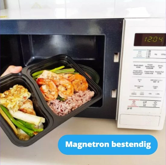 Deliqart Meal Prep Bakjes - 10 Stuks - 2 Compartimenten - Vershoudbakjes - Meal Prep - 1L - Magnetron Bakjes Met Deksel - Vershouddoos 13 Deliqart Meal Prep Bakjes - 10 Stuks - 2 Compartimenten - Vershoudbakjes - Meal Prep - 1L - Magnetron Bakjes Met Deksel - Vershouddoos - Afbeelding 11