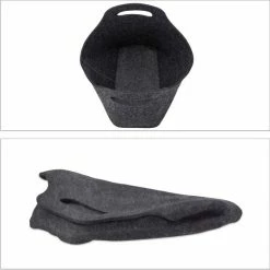 Relaxdays Houtmand Vilt - Mand Voor Haardhout - Draagtas - Viltmand - Houttas - Vilttas - Antraciet -Lesser & Pavey-winkel 550x549 20