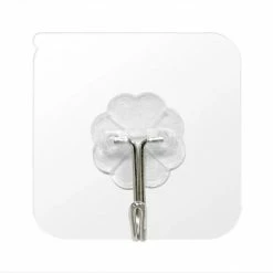 Merkloos Zelfklevende Handdoekhaakjes 10 Stuks - Handdoekhouder Haak - Muur Ophang Haak - Wandhaken - Ophanghaakjes - Keuken Handdoekhaak - Theedoek / Handdoek Plakhaakjes - Transparant -Lesser & Pavey-winkel 550x550 109