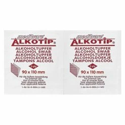 Alkotip Alcoholdoekjes 90x110mm, 100 Stuks 12 Alkotip Alcoholdoekjes 90x110mm, 100 Stuks -Lesser & Pavey-winkel 550x550 160