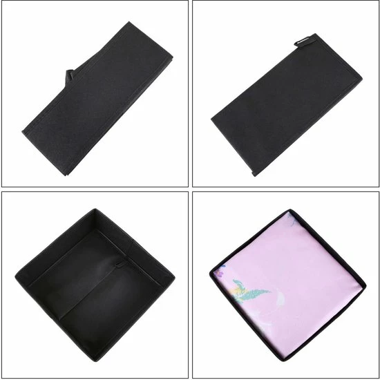 SEPH Kast Organizers - Zwart - Set 6 Stuks - Opberg Boxen - Opberg Mand 5 SEPH Kast Organizers - Zwart - Set 6 Stuks - Opberg Boxen - Opberg Mand - Afbeelding 3