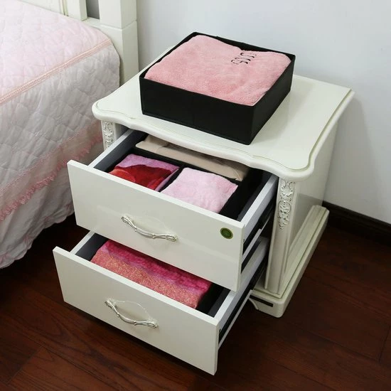 SEPH Kast Organizers - Zwart - Set 6 Stuks - Opberg Boxen - Opberg Mand 6 SEPH Kast Organizers - Zwart - Set 6 Stuks - Opberg Boxen - Opberg Mand - Afbeelding 4