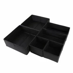 SEPH Kast Organizers - Zwart - Set 6 Stuks - Opberg Boxen - Opberg Mand 19 SEPH Kast Organizers - Zwart - Set 6 Stuks - Opberg Boxen - Opberg Mand -Lesser & Pavey-winkel 550x550 180