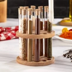 Joy Kitchen Rond Kruidenrek Reageerbuisjes Met Kurk Set Van 12 | Reageerbuisjes Glas | Ronden Kruidenrek | Kruiden Houder | Kruiden Organizer | Kruidenpotjes | Kruidenhouder | Kruidenrek Staand | Houten Decoratie | Keuken Organizers 10 Joy Kitchen Rond Kruidenrek Reageerbuisjes Met Kurk Set Van 12 | Reageerbuisjes Glas | Ronden Kruidenrek | Kruiden Houder | Kruiden Organizer | Kruidenpotjes | Kruidenhouder | Kruidenrek Staand | Houten Decoratie | Keuken Organizers -Lesser & Pavey-winkel 550x550 182