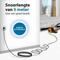 TurboTronic CV07 Stofzuiger Zonder Zak – Zwart/Oranje -Lesser & Pavey-winkel 550x550 227