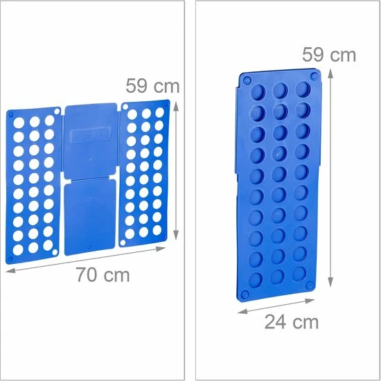Relaxdays Vouwplank Set Van 2 - Kleding Vouwhulp - Kledingvouwer - Was Netjes Opvouwen 11 Relaxdays Vouwplank Set Van 2 - Kleding Vouwhulp - Kledingvouwer - Was Netjes Opvouwen - Afbeelding 9