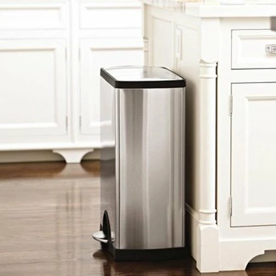 Simplehuman Deluxe Rectangular Pedaalemmer - 50 L - Mat RVS 8 Simplehuman Deluxe Rectangular Pedaalemmer - 50 L - Mat RVS - Afbeelding 6