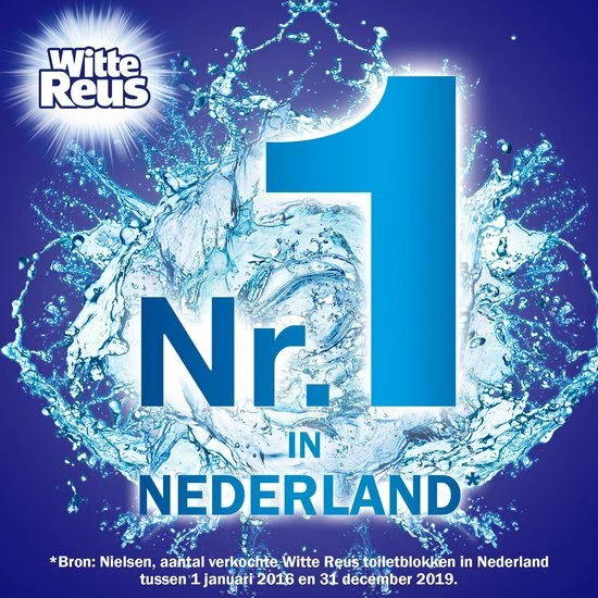 Witte Reus Kracht Actief Toiletblok - Bloesem - WC Blokjes Voordeelverpakking - 6 Stuks 6 Witte Reus Kracht Actief Toiletblok - Bloesem - WC Blokjes Voordeelverpakking - 6 Stuks - Afbeelding 4