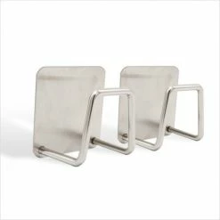 Supply Station Sponshouder Gootsteen - 2 STUKS - RVS - Vaatdoekhouder - Keuken Organiser - Wandhaak - Opbergen - Aanrecht