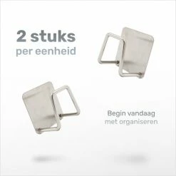 Supply Station Sponshouder Gootsteen - 2 STUKS - RVS - Vaatdoekhouder - Keuken Organiser - Wandhaak - Opbergen - Aanrecht -Lesser & Pavey-winkel 550x550 290