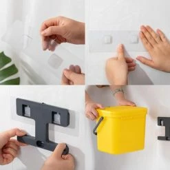 Homra Wall-up Prullenbak – Inbouwprullenbak 8L Inhoud – GFT Bakje - Werkblad Afvalemmer - Geel -Lesser & Pavey-winkel 550x550 314