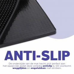 Aerend® Multifunctionele Afdruipmat – Horeca Barmat – Camper Vaatwas & Aanrecht Mat – Zwart Rubber Antislip - 30x45 CM -Lesser & Pavey-winkel 550x550 339