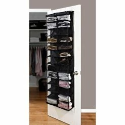 Merkloos Deur Schoenenrek - Hangend Opbergsysteem - Zwart 12 Merkloos Deur Schoenenrek - Hangend Opbergsysteem - Zwart -Lesser & Pavey-winkel 550x550 343