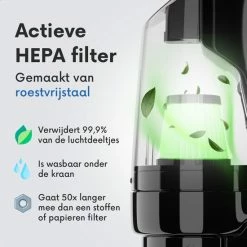 ROOMWARE® Pro Kruimeldief Snoerloos 11.000 Pa – Draadloze Stofzuiger - Handstofzuiger & Kruimelzuiger – HEPA Filter 16 ROOMWARE® Pro Kruimeldief Snoerloos 11.000 Pa – Draadloze Stofzuiger - Handstofzuiger & Kruimelzuiger – HEPA Filter -Lesser & Pavey-winkel 550x550 352